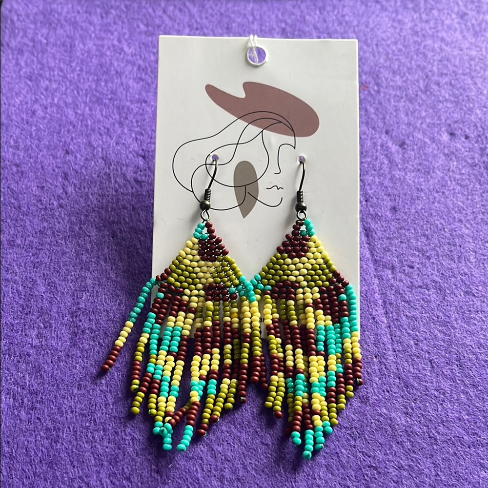 Colorful Beaded Earrings